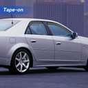 Window Visors Rain Guards Shield for 2003-2007 Cadillac CTS, Out-Channel Window Vent Wind Deflectors Visors Shades for 03-07 Cadillac CTS