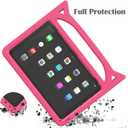 Fire HD 10 Tablet Case for Kids,Amazon Fire Tablet 10 Case(13th/11th Generation, 2023/2021 Release),SHREBORN Lightweight Shockproof Covers with Handle Stand,Also for 10in Sony Nokia,Pink
