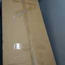 PRAISUN 66 Inch L Shaped Computer Desk with Power Outlets and LED Lights, Home Office Desk with Fabric Drawers and Print Stand, L Shape or Long Set up, Monitor Stand, Mesh CPU Stand, Black