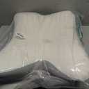 Cervical Neck Pillow for Pain Relief, Ergonomic Side Sleeper Pillow for Sleeping, Orthopedic Contour Memory Foam Bed Rest Pillows for Sleeping, Cooling Cervical Pillow for Back Stomach Sleepers (White & Grey)