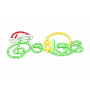 Merry Christmas Neon Sign for Home Wall Decor LED Believe Light up Sign USB Powered Xmas Lights Neon for Room Decor Bar Beer Club Party, Family Indoor Gifts Decorative