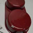 HUILIPU Mini Double Dutch Oven for Sourdough Bread Baking, 2.2QT - Burgundy