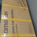 Walking Pad with Incline and Handle Bar, Compact Portable Walking Pad Treadmills for Home/Apartment with Handles,3.0HP Small Electric Treadmill with Incline for Small Space, 0.6-7.6MPH, 350LBS (Black#2)