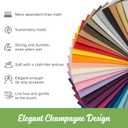 SimuLinen Champagne Linen Feel Disposable Dinner Napkins - Cloth-Like Kosher Napkins for Celebrations, Weddings, and Showers, 16"x16", Box of 50