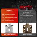 cciyu Rear Left Brake Caliper Assembly 184785 2001 2002 2003 2004 2005 2006 2007 2008 2009 2010 For Chrysler For PT Cruiser