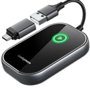 Wireless CarPlay Adapter for Apple iPhone, Converts Factory Wired CarPlay to Wireless CarPlay 2024 Upgrade Plug & Play Auto Connect for Cars from 2015 & iPhone iOS 10+ Black Not for Tesla & Andorid