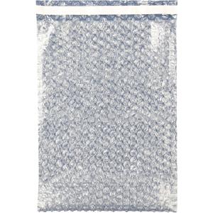 The Boxery 6x8.5" Clear Self-Sealing Bubble Out Bag Pouches -250 Pack- Bubble Cushion Wrap Bags for Packing, Storage, Moving, and Shipping fragile items