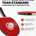 Ping Pong Paddles with Balls - Better Control & Sticky Inverted Rubber - Table Tennis Paddles Set for Indoor & Outdoor Games