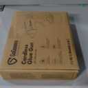 GoGonova Cordless Glue Gun, 15s Fast Preheating 2Ah Cordless Hot Glue Gun with 25 Pcs Premium Mini Glue Gun Sticks, USB-C Battery Rechargeable Hot Glue Gun, Smart Power-Off, Pink