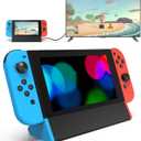 SIWIQU TV Dock Station for Nintendo Switch/Switch OLED, Portable TV Docking Station Replacement with 4K HDMI Adapter/Type C Port/USB Port for Official Nintendo Switch (for Switch/OLED)