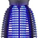Outdoor Bug Zapper with LED Light - Electric Mosquito Killer Fly Trap Insect Zapper Outdoor and Indoor for Home Kitchen, Patio, Backyard