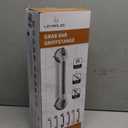 LEVERLOC Shower Grab Bars 2 Pack, Suction Grab Bar Easy to Install Shower Handle for Bathroom Removable Handrails for Seniors Elderly Heavy Duty Safety Grip Waterproof Drill Free, Silver (16.8 2 Set)