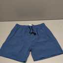 Tyhengta Men's Swim Trunks Quick Dry Beach Shorts with Zipper Pockets and Mesh Lining (Blue,32)