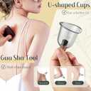 DEFUNX Cupping Kit for Massage Therapy - 16 Cups Professional Massage Cups Set with Manual Pump, Vacuum Cupping Therapy Set for Cellulite Reduction Muscle Pain Relief