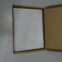 8''x10'' Small Tempered Glass Cutting Board for Kitchen Counter, HQAUT Clear Cutting Board for Countertop with Non-Slip Feet, Glass Palette Scratch, Heat and Shatter Resistant, Easy to Clean