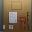 Bathroom Mirror for Wall, 36"x24" Farmhouse Wall Mounted Full Length Decorative Mirror with Tempered Glass, Natural Wooden Frame Vanity Mirror for Bedroom, Living Room, Entryway,Black Rounded