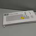 Wireless Keyboard and Mouse, Silent Keyboard Mouse Combo, Full-Sized Colorful Typewriter Keyboard with Round Keycaps, 2.4G Cute Mouse Compatible with PC/Laptop/Computer (Milk Tea)