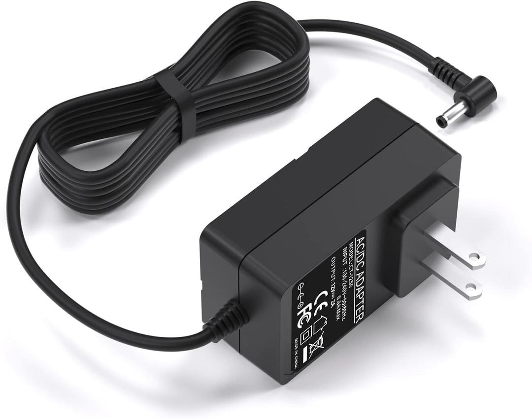 VHBW 12V AC Adapter AD-A12150LW Compatible with Casio Privia Power Cord Compatible with Casio PX-130, PX-330, PX-3 Keyboards AD-A12150 12-Volt AC Power Supply for WK6500 WK6600 WK7500 and WK7600
