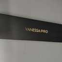 VANESSA PRO Flat Iron Hair Straightener, 100% Pure Titanium Flat Iron for One Pass to Achieve a Sleek Look, Curls Beautifully & Straightens Well - 1 inch