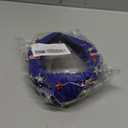 VEKDA 4th of July Headband for Women  Patriotic American Flag Headpiece with Red Blue Rhinestones & Star Spangled Hair Accessories Blue