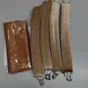 Heatless Curls Overnight Set - 4PCS Jumbo Velvet Hair Rollers to Sleep In, Soft Flexi Rods for No Damage Curls and Wave (Brownish red)