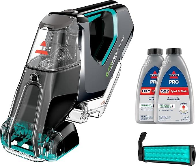 Bissell Pet Stain Eraser PowerBrush, 20-min runtime, DirtLifter PowerBrush, Stationary Pet Tool, Oxy Spot & Stain Formula Included, 2837