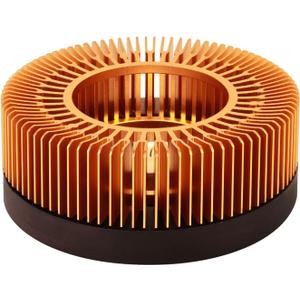 Teapot Warmer, JUKFITA Durable Tea Warmer for Heating Tea, Coffee, Milk & Food, Made Aluminum & Wood, Compatible with Most Standard Teapots (Large)