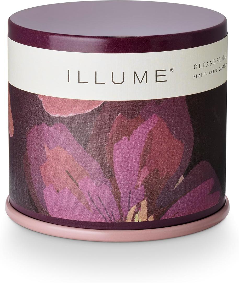 Illume Beautifully Done Oleander Oak Vanity Tin Scented Candle (11.8 oz.)