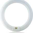 FC8T9/WW 22 Watts 8 Inch Round T9 Fluorescent Circular Light Bulb, Warm White 3000K, FC8T9 980 Lumens G10Q 4-Pin Base 22W Circline Ceiling Lights