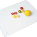 Phore Tempered Glass Cutting Board for Kitchen, Clear Cutting Board for Countertop, Dishwasher Safe, Scratch Resistant, Heat Resistant, Shatter Resistant (18"x24", Clear)