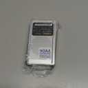 PRUNUS J-161 Pocket NOAA Weather Radio, AM FM Radio Battery Operated by 2 AA Transistor Radio with Best Reception,Stereo Earphone Jack, for Emergency,Hurricane,Running, Walking,Home (Silver) (White)