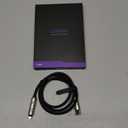 LISEN USB C Cable 3FT for Samsung Charger Type C, Chubby 4 in 1 Charging Cable with Light, Multi Charging Cable for iPhone 16 15 14 Pro Max/MacBook/iPad Pro/SamsungS25, All Devices, Black