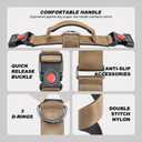 TSPRO Premium Heavy Duty Tactical Dog Harness, No Pull with Padded Control Handle & Quick-Release Buckles, Adjustable Vest for Medium Large Dogs, Walking Hiking Training (Black 25, L) (L (Neck 21.3 - 34.6", Chest 26 - 33"))