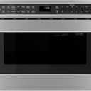 GE Profile PWL1126SWSS 1.2 Cu Ft Microwave Drawer, 1000W, Sensor Cooking, Easy-Glide Drawer, Touch Controls, Stainless Steel