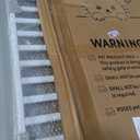 51'' Extra Tall Cat Gate Barrier for Doorways Hallways, Pressure Mounted Pet Dog Gates No Drilling Easy Walk Thru, Cat Fence Indoor Climb Proof 30-33'' Wide (White)