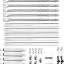 Grill Replacement Parts for Charbroil Performance 5 Burner 463448021 463450022 463451022, 4 Burner 463365021 463352521 463366022, G325-0002-W1 G327-2100-W1, 15.5 Heat Plate, 15.3 Burner, Igniter