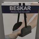 Airplane Footrest Made with Premium Memory Foam - Airplane Travel Foot Hammock, No Clashing Foot Hammock & Portable Plane Leg Rest, Provides Relaxation and Comfortable for Long Flight