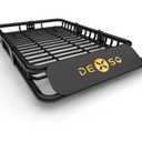 DEXSO 84" x 39" Universal Roof Rack Basket, 200 Lbs Capacity Rooftop Cargo Carrier Basket with Extension Luggage Rack Heavy Duty for SUVs, Trucks, Vehicles