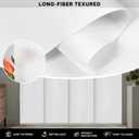 Lazblinds Adjustable Blackout Vertical Blinds for Sliding Doors, Extendable Track (45 3/4'' - 82 5/8'' W), Trimmable Panels Up to 96 H for Room Divider & Patio Door, White Light Filtering