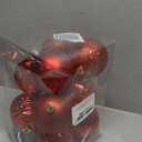 3.15" Christmas Ball Ornaments Red 12 Pcs Shatterproof Christmas Tree Decorations Xmas Tree Medium Christmas Ornaments Balls with Hanging Loop for Wedding Holiday Party Wreath Home Decor