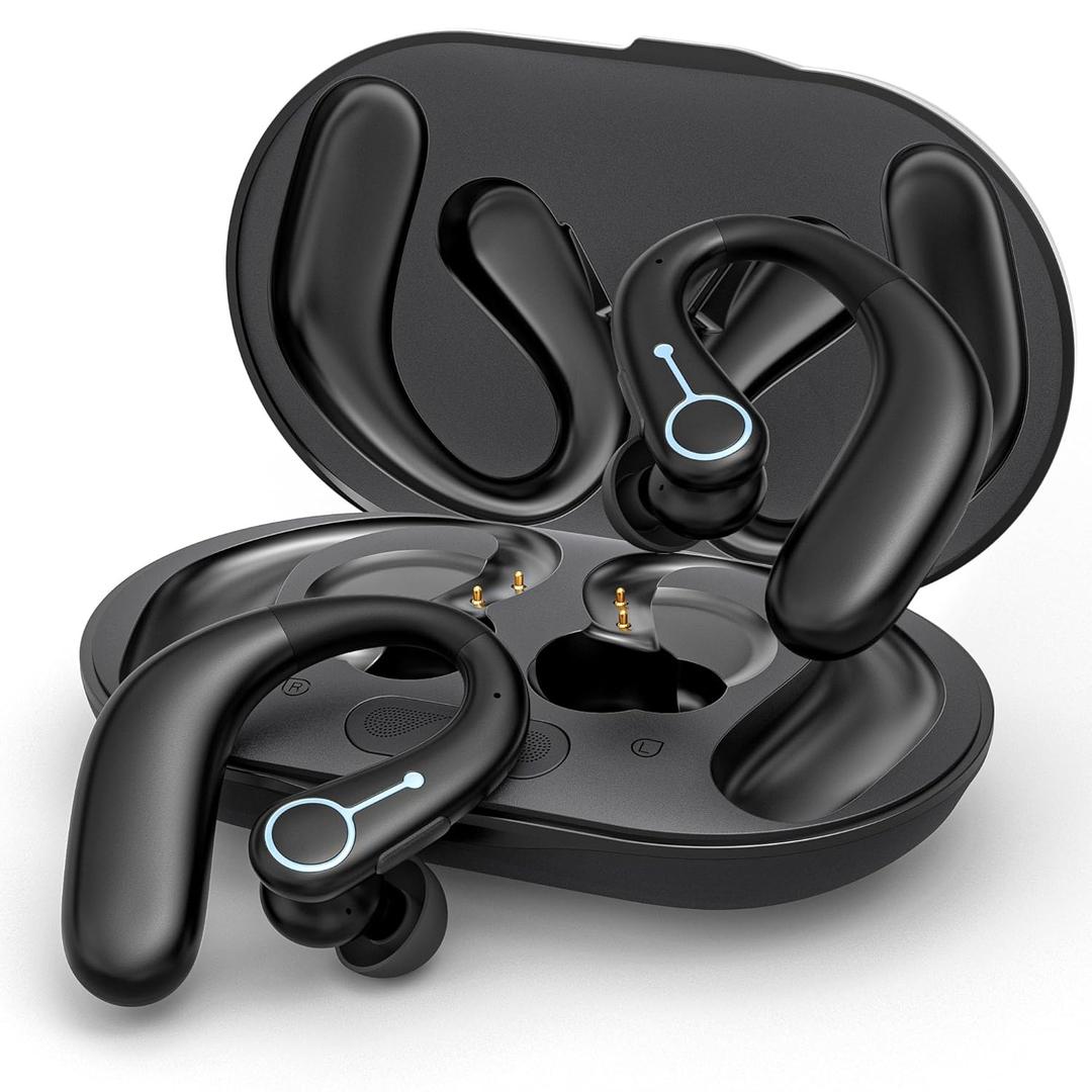 Hearing Aids, Hearing Aids for Seniors with Bluetooth, Rechargeable Hearing Aid with APP for People with Hearing Loss, 5 Levels of Volume Automatic Noise Cancellation, Clear Sound and Easy to Use (Black)