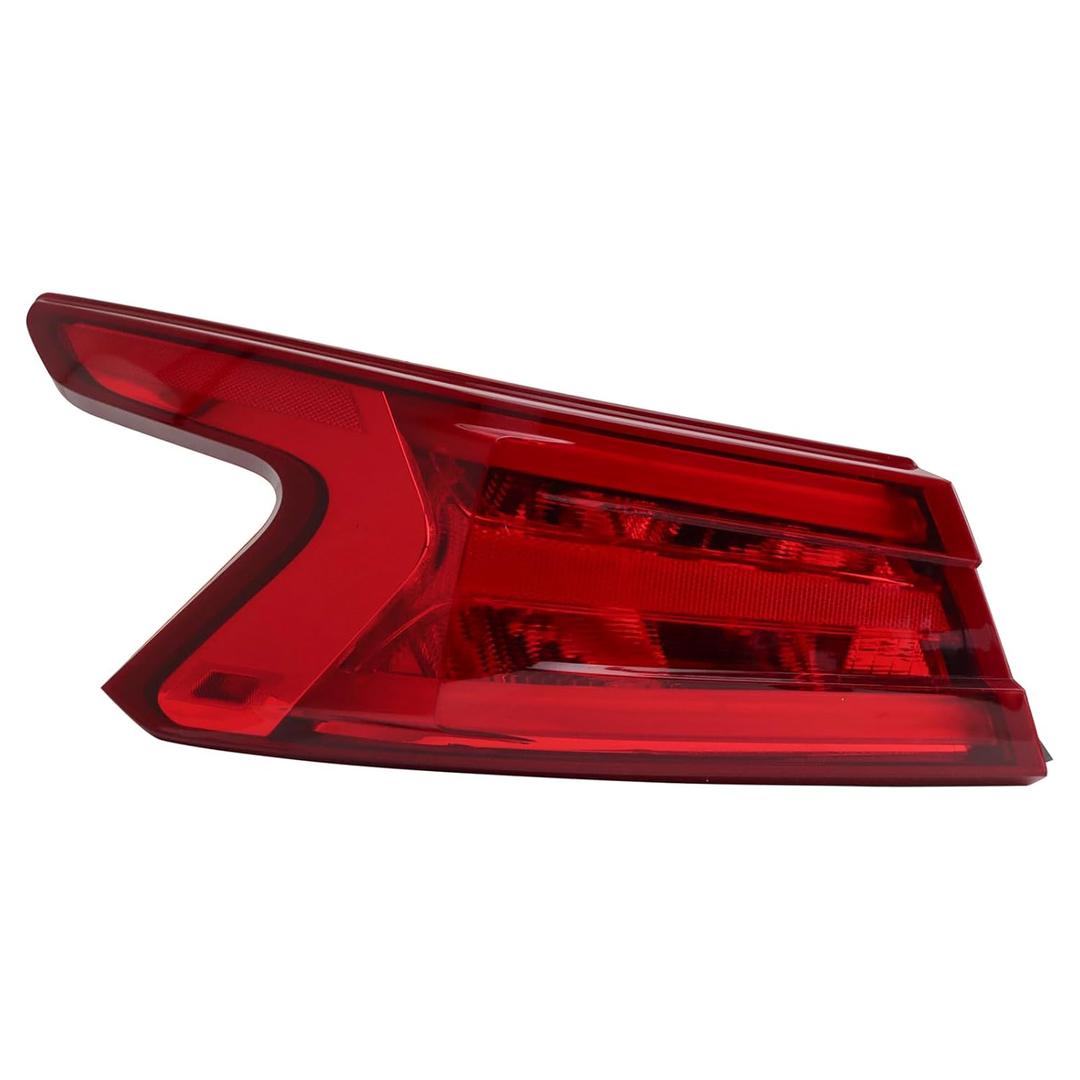 TRQ Left Rear Tail Light Assembly Compatible with 2016-2018 Nissan Maxima