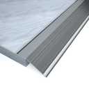 NeatiEase Threshold Ramps for Doorways, 48" Metal Floor Transition Strip Replacement, Aluminum Floor Reducer Molding for Carpet/Entry Door/Tile/Threshold/Wheelchair (Gray)
