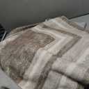 5'x7' Modern Geometric Area Rug – Neutral Taupe & Cream