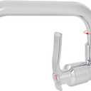 Wall Mounted Kitchen Faucet, Single Cold Water Tap, G1/2in Connection, 20cm Length, LQ-3093 Model, for Home Kitchen Sink Use