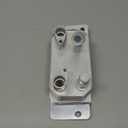 Engine Oil Cooler for Ford Escape 2017-2019 Transmission Oil Cooler Trans Cooler No.F1FZ7A095D/F1FZ7A095A Aluminum Alloy Silver Tone 1 Pcs Car