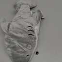 JUSTQUNSEEN Shark Hand Puppet Realistic Plush Puppet 13", Puppets for Kids Ocean Animal Hand Puppet with Moveable Mouth,Soft Stuffed Shar k Puppet Story Toys Shark Puppets Role Play Teaching Gift