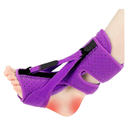 ANSUSIC Plantar Fasciitis Night Splint 3 Adjustable Planter Facetious Relief Straps,Support Relief Foot Drop Achilles Tendonitis Day Night(Purple1PC)