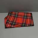 BETGINY Christmas Tablecloth 60 Inch Round Red Green Buffalo Plaid Tablecloth Dust-Proof Wrinkle Resistant Rustic Christmas Checkered Table Cloth for Holiday Party Dining