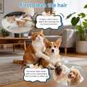 ATESON Cat Steam Brush for Shedding & Grooming, Self Cleaning Pet Grooming Brush with Spray Mist, Waterless Bath Massage Comb Removes Loose Hair & Dirt for Cats and Dogs, Long & Short Hair